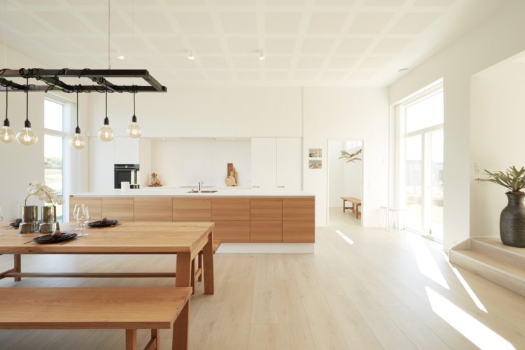 Køkkenalrummet er husets hjerte