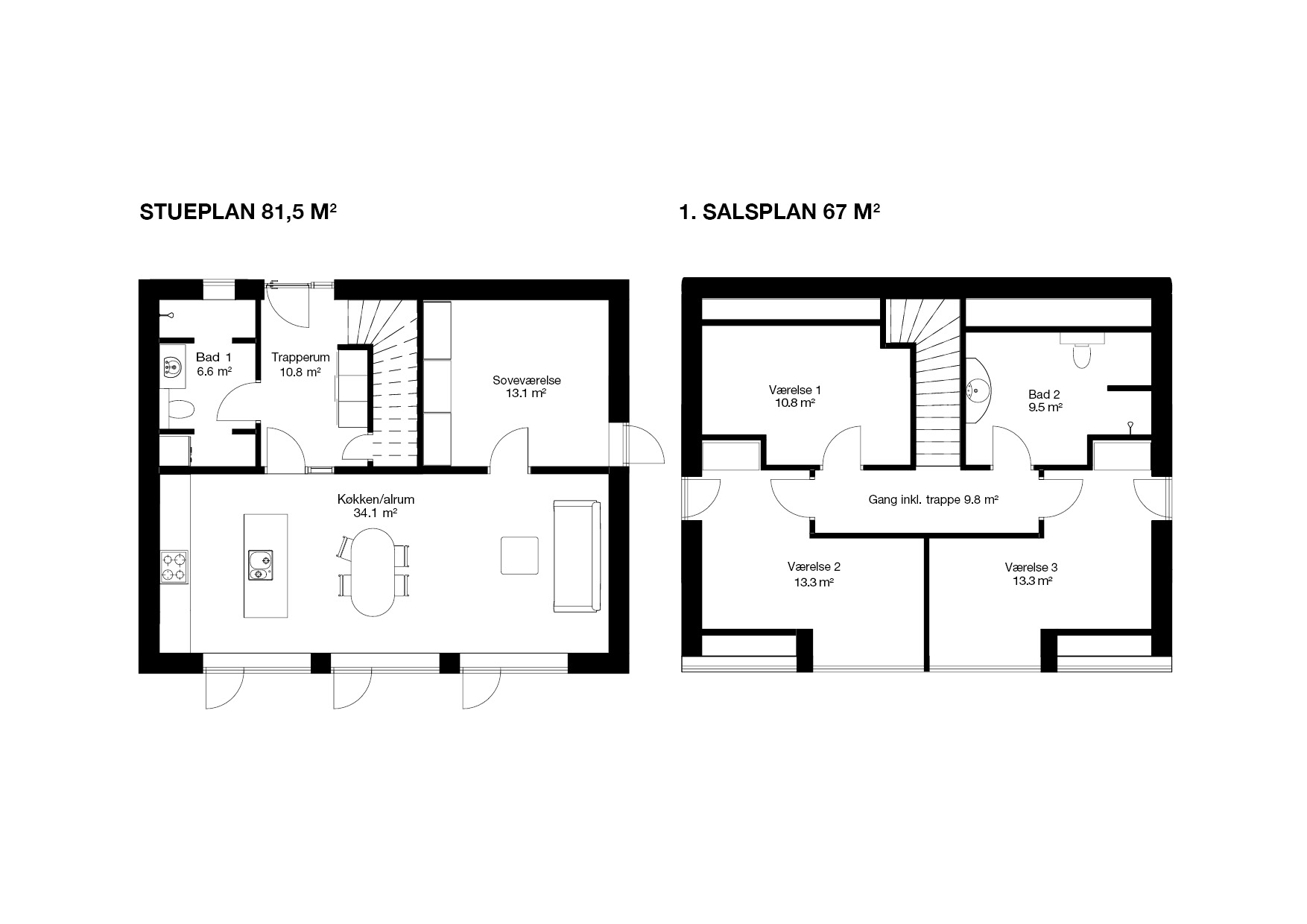 Få flere kvadratmeter med flerplanshuse