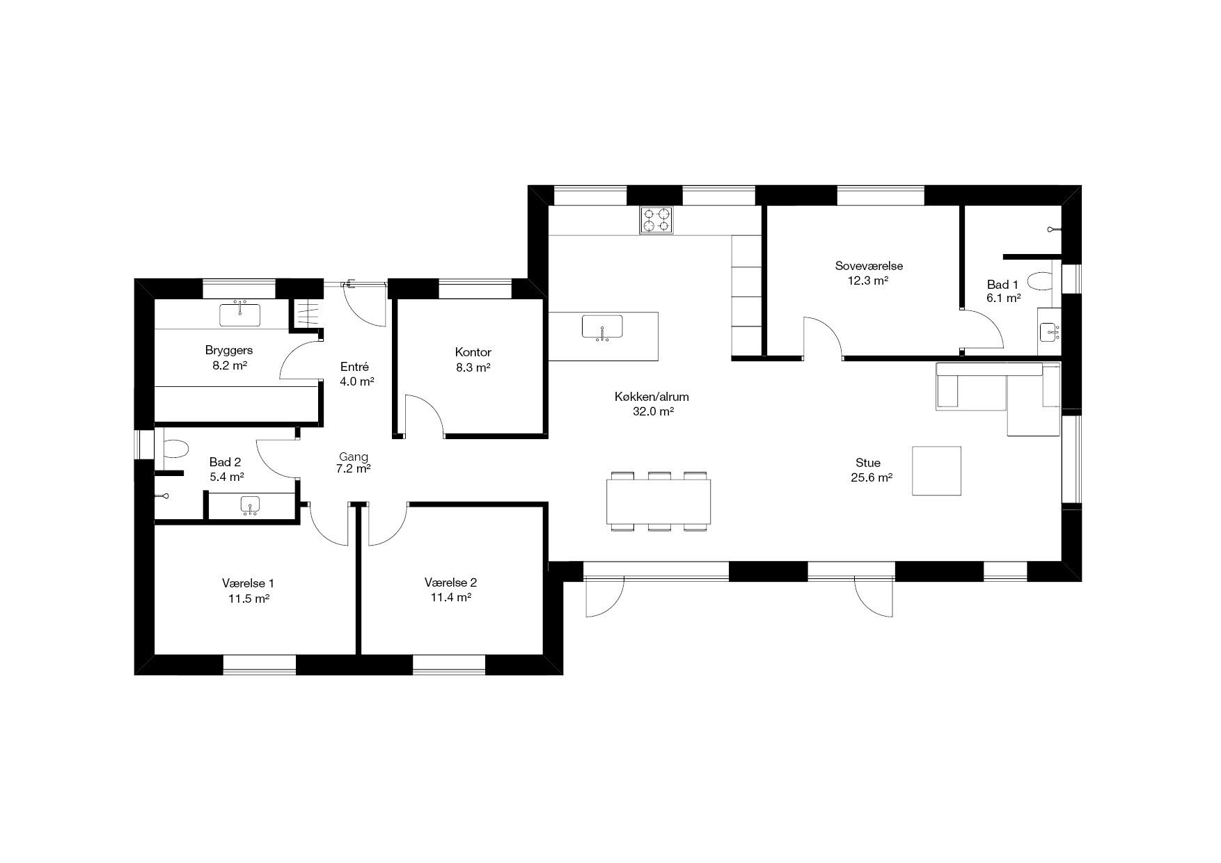 Længehuse med fokus på økonomi