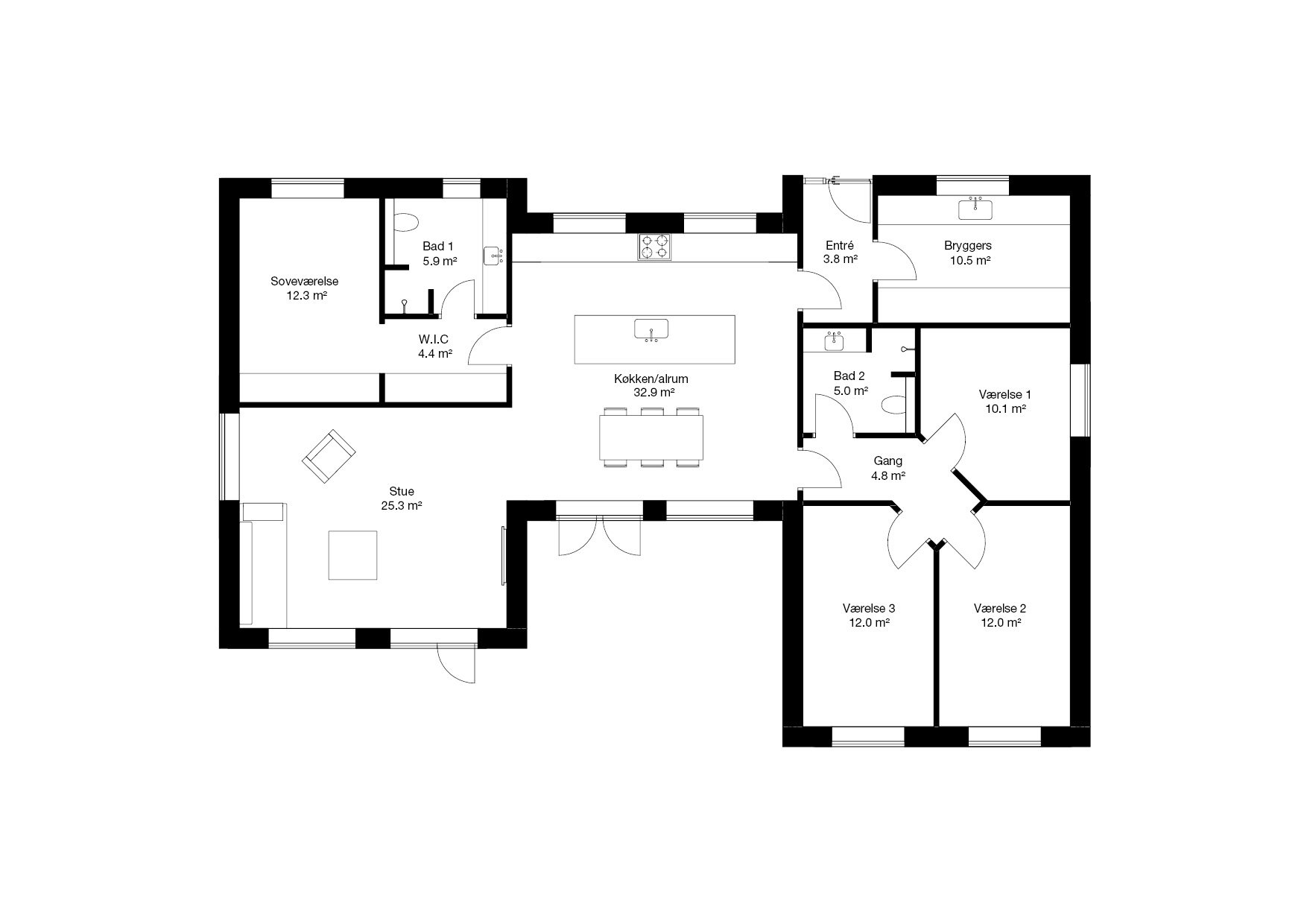 Et gårdhavehus giver unikke muligheder