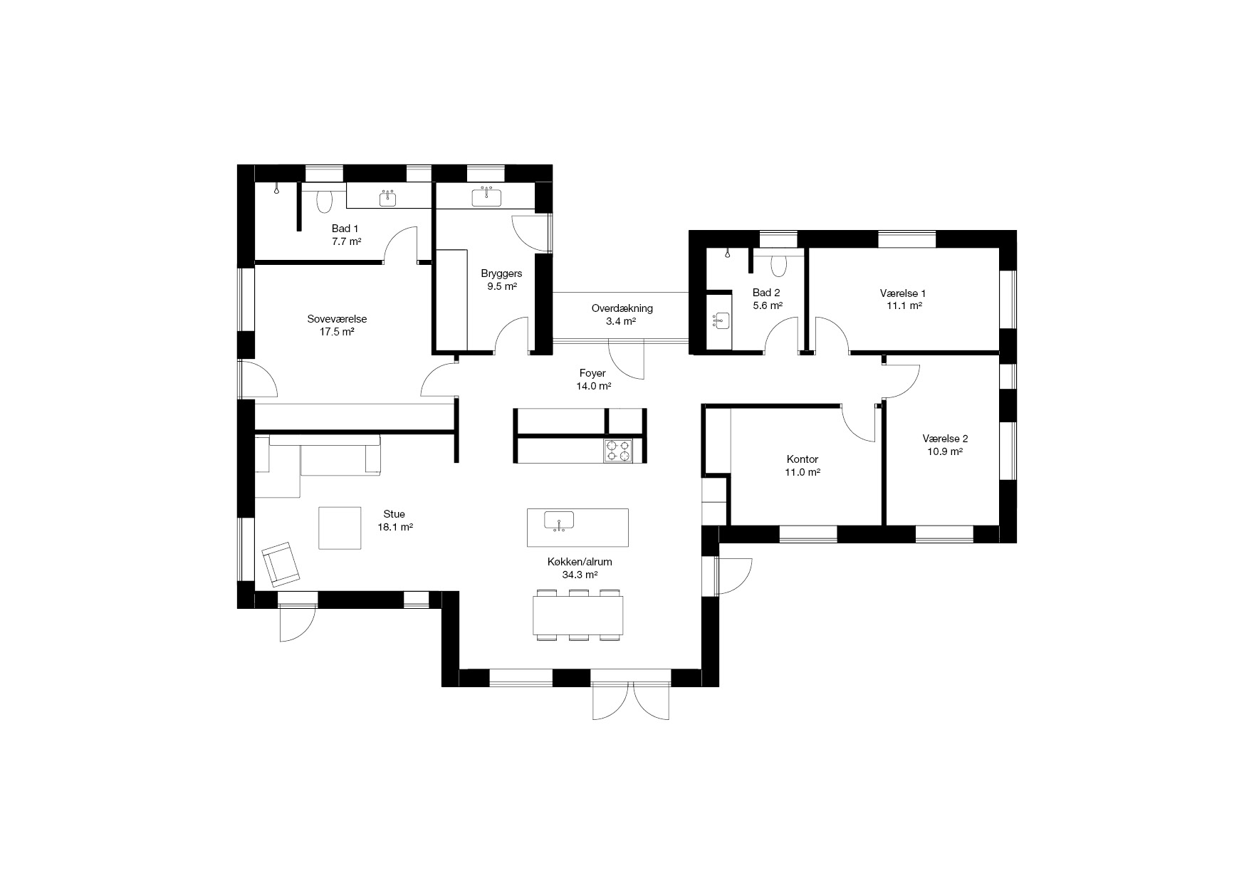 Jubilæumshuse er veldesignet