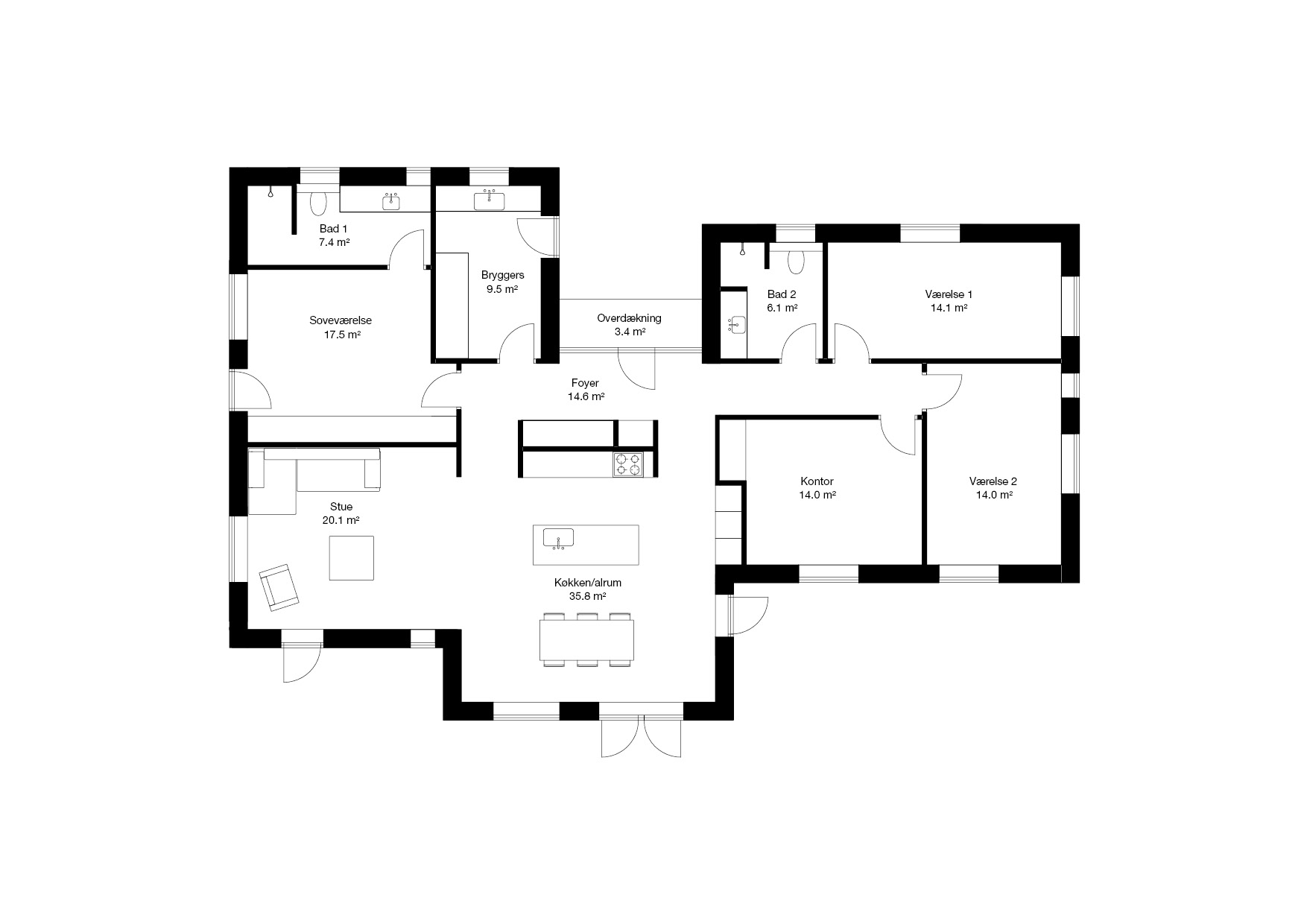 Jubilæumshuse er veldesignet