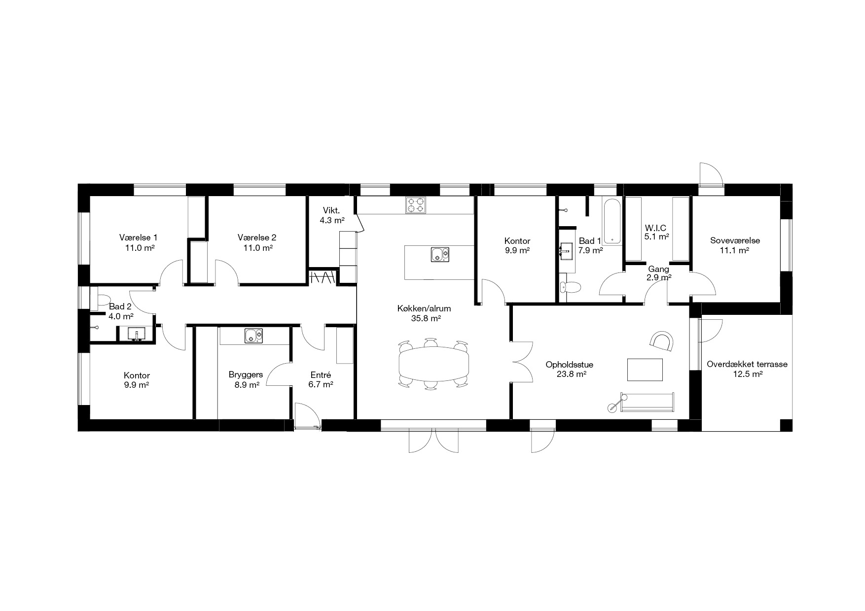 Længehuse med fokus på økonomi