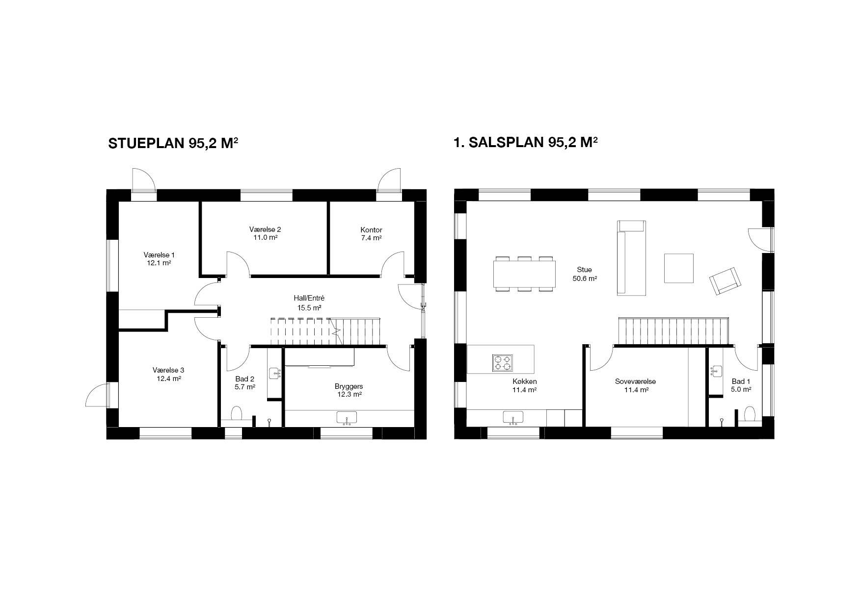 Få flere kvadratmeter med flerplanshuse