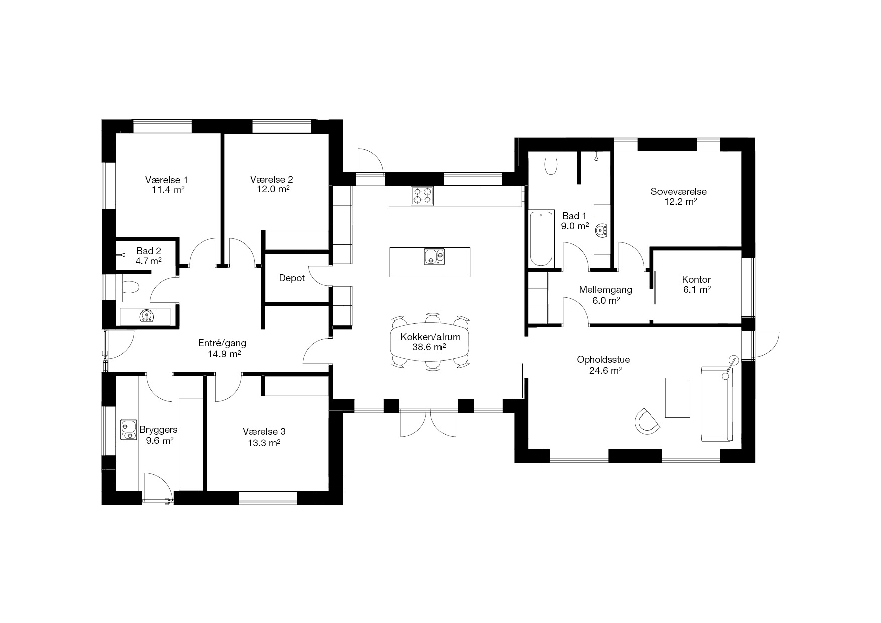 Et gårdhavehus giver unikke muligheder
