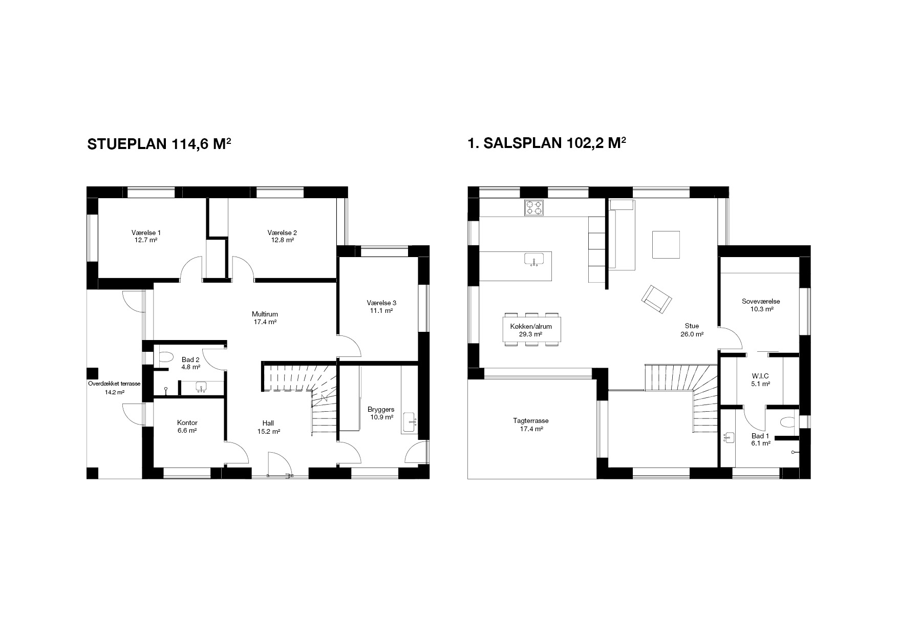 Få flere kvadratmeter med flerplanshuse
