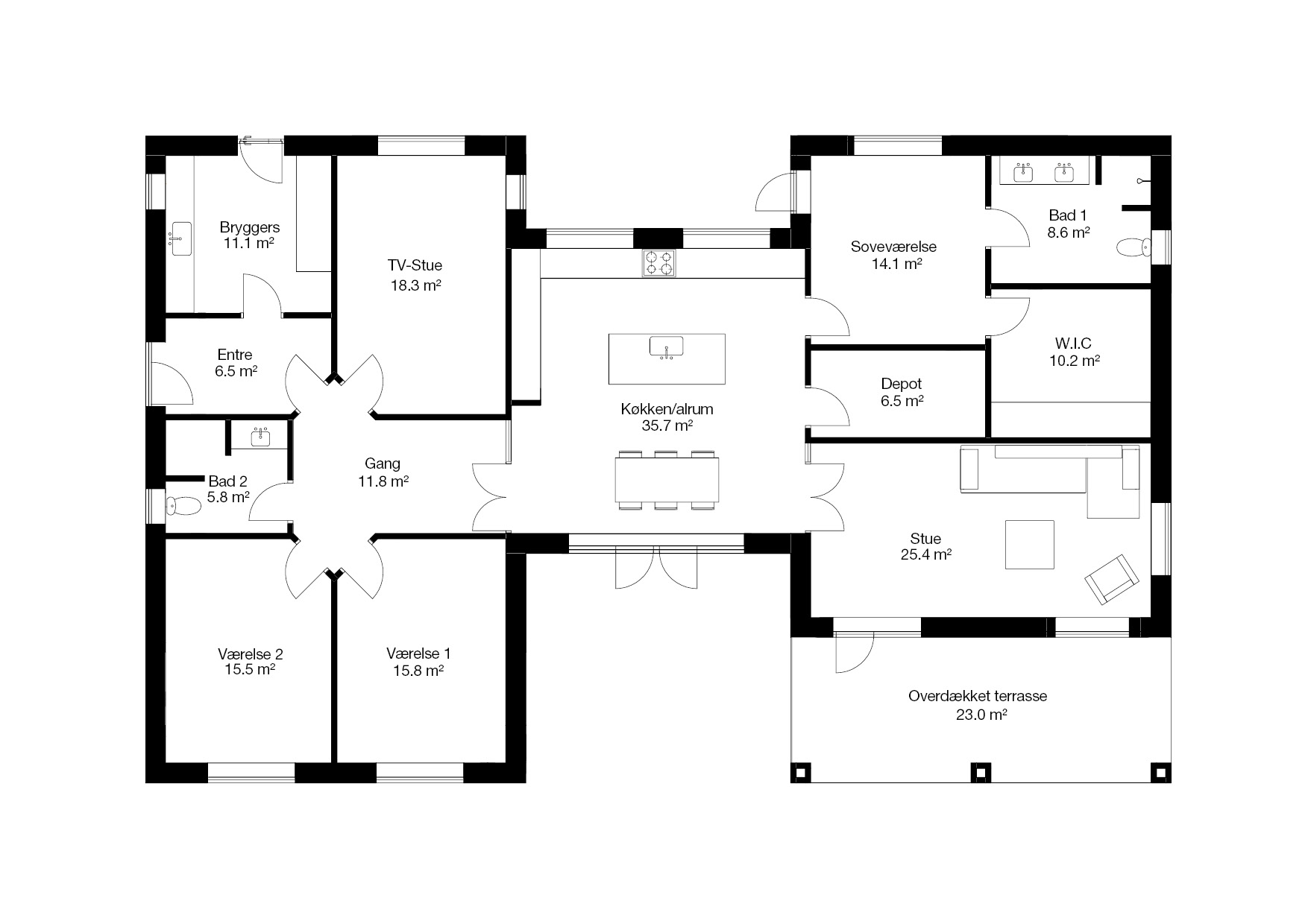 Et gårdhavehus giver unikke muligheder