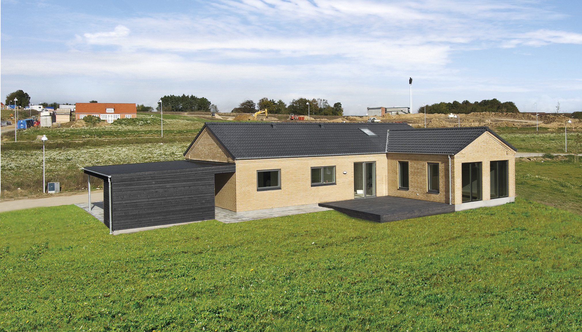 Byg et vinkelhus med plads til hele familien